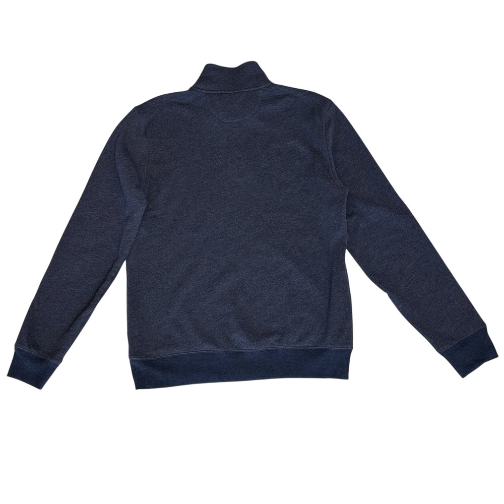 Faherty Men's 1/4 Zip Blue Pullover Sweater Sz‎ M Fleece Inside - Picture 8 of 13